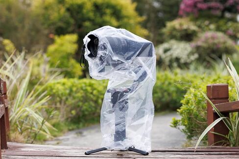 2 Pcs Camera Rain Coat for DSLR Cameras & Stabilizer, Clear Gimbal Stabilizer Rain Cover for DJI RS 4 Pro RS4 RS 3 Mini Pro,RSC 2,RS 2,Ronin-SC S, Weebill 3S,Crane 4 M 3S 2S Plus, Rain & Dust Sleeve in Saudi Arabia