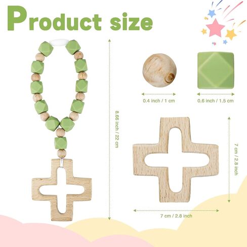 Cross Baptism Silicone Rosary, First Communion Rosary Collection Shower Christian Communion Gifts in Saudi Arabia