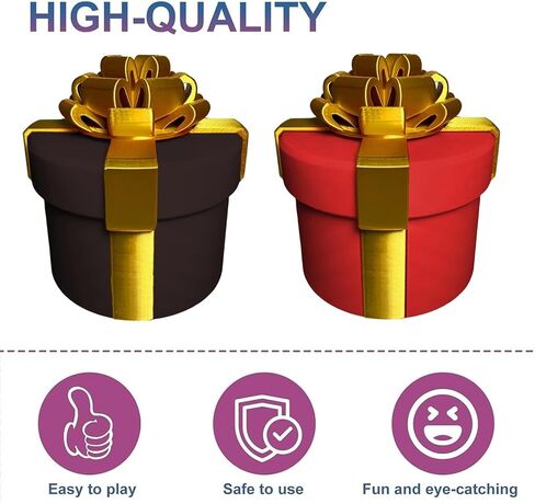 Annoying Gift Box with Screws Reusable Money Puzzle Box for Cash Gift Funny Prank Present for Birthday Christmas Graduation Party Games (D) in Saudi Arabia