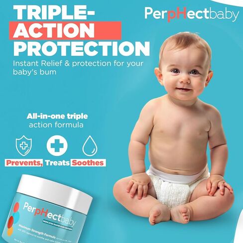 مرهم طبي لطفح الحفاض ذو قوة قصوى مع 40% من أكسيد الزنك. راحة سريعة ومهدئة ووقاية، خالية من البارابين والصبغة. 8 أونصة in Kuwait