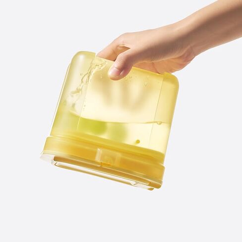 موزع تركيبة الأطفال مضاد للصدمات أثناء التنقل، حاوية تركيبة محكمة الغلق مع مغرفة للسفر والأنشطة الخارجية للأطفال الرضع (أبيض، 1000 مل) in Kuwait