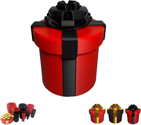Annoying Gift Box with Screws Reusable Money Puzzle Box for Cash Gift Funny Prank Present for Birthday Christmas Graduation Party Games (D) in Saudi Arabia