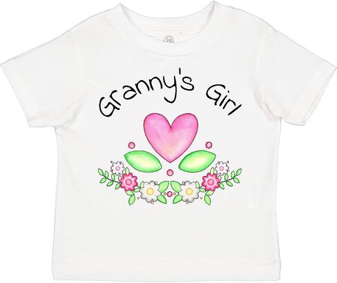 inktastic Granny's Girl- Heart Flowers Toddler T-Shirt in Saudi Arabia