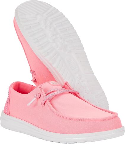 HEYDUDE Women’s Wendy Stardust Slip On Loafers | Lightweight Casual Shoes for Travel, Walking & Everyday Style in Saudi Arabia