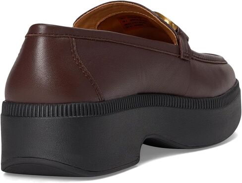 FitFlop Womens F-luma Square-Chain Leather Loafers in Saudi Arabia
