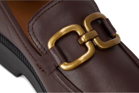 FitFlop Womens F-luma Square-Chain Leather Loafers in Saudi Arabia