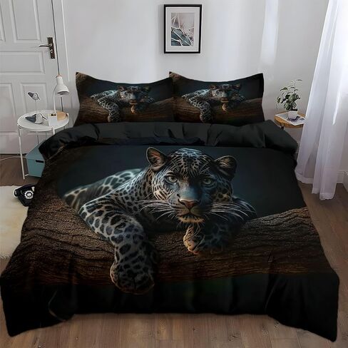 White Duvet Cover Set 2 Pieces Toddler Size, Watercolor Style Deer Animal Comforter Cover, Brushed Microfiber Soft Bedding Sets 40 X 60 Inches Home Bedroom Decorations for All Seasons in Saudi Arabia