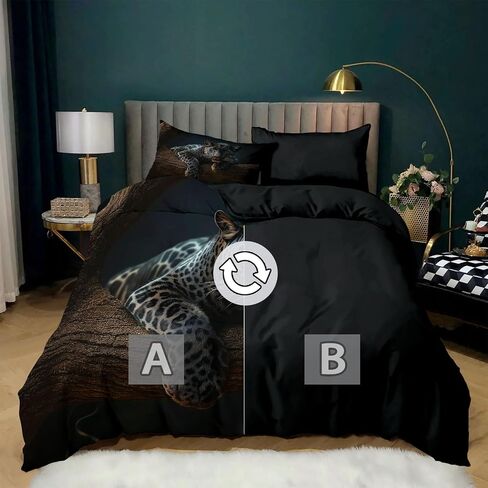 White Duvet Cover Set 2 Pieces Toddler Size, Watercolor Style Deer Animal Comforter Cover, Brushed Microfiber Soft Bedding Sets 40 X 60 Inches Home Bedroom Decorations for All Seasons in Saudi Arabia