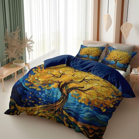 Toddler Size Duvet Cover 40 X 60 Inches - Oil Painting Style Elephant Animal, Brushed Microfiber Reversible Comforter Cover, 2 Pieces Soft & Breathable Blue Gray Bedding Set with 1 Pillow Shams in Saudi Arabia