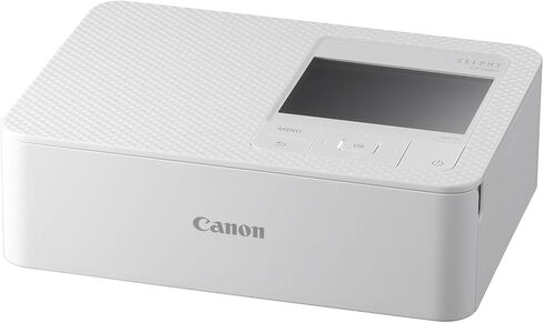 حزمة طابعة صور لاسلكية صغيرة الحجم Canon Selphy CP1500 (أبيض) مع مجموعة ورق حبر ملون KP-108IN (108 ورقة مقاس 4x6 + 3 خراطيش حبر) + حامل بطاقة ذاكرة + المزيد in Saudi Arabia