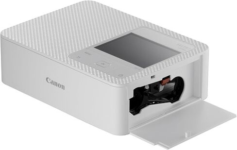 حزمة طابعة صور لاسلكية صغيرة الحجم Canon Selphy CP1500 (أبيض) مع مجموعة ورق حبر ملون KP-108IN (108 ورقة مقاس 4x6 + 3 خراطيش حبر) + حامل بطاقة ذاكرة + المزيد in Saudi Arabia