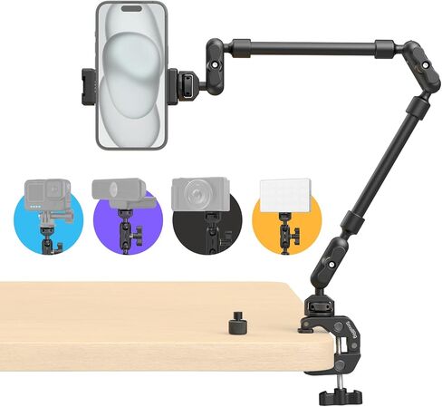 ذراع سحرية لسطح المكتب من SmallRig مع مجموعة مشابك على شكل سرطان البحر (إصدار متوافق مع MagSafe) 5626 in Kuwait