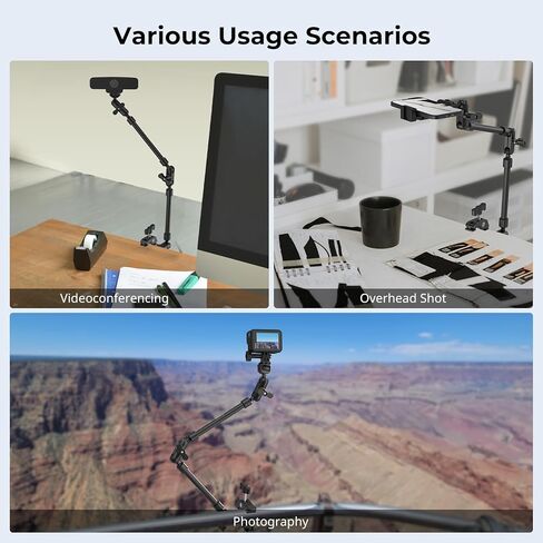 ذراع سحرية لسطح المكتب من SmallRig مع مجموعة مشابك على شكل سرطان البحر (إصدار متوافق مع MagSafe) 5626 in Kuwait