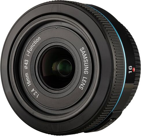 Samsung 16mm F/2.4 (Black) Bundle Including: 3 Piece Filter Kit, Cleaning Kit, Hand Strap, Lens Cap Keeper in Saudi Arabia