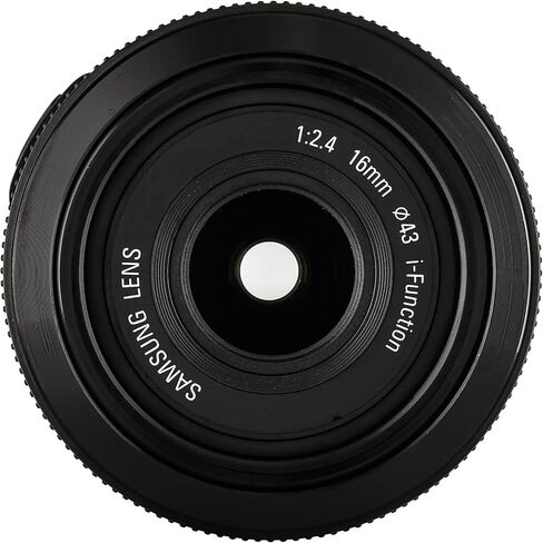 Samsung 16mm F/2.4 (Black) Bundle Including: 3 Piece Filter Kit, Cleaning Kit, Hand Strap, Lens Cap Keeper in Saudi Arabia