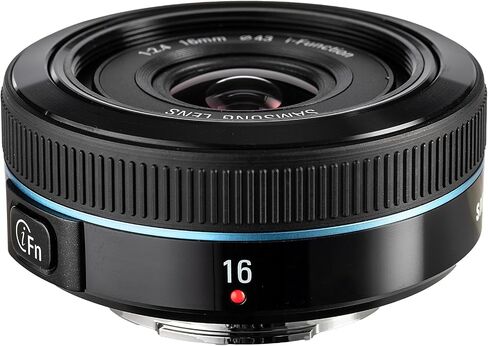 Samsung 16mm F/2.4 (Black) Bundle Including: 3 Piece Filter Kit, Cleaning Kit, Hand Strap, Lens Cap Keeper in Saudi Arabia