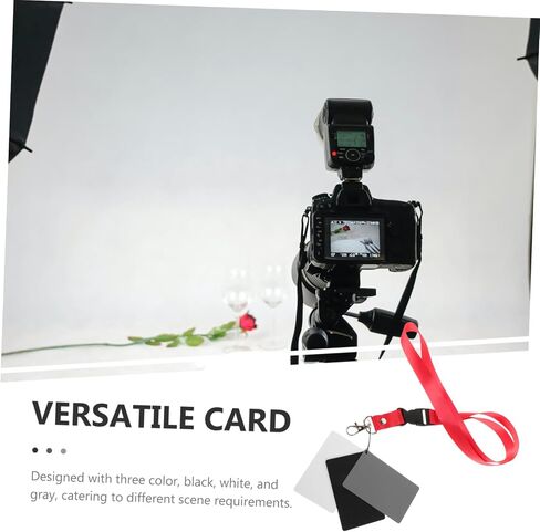 Portable Grey Balance Card Photography Cards with White Grey Shades for Accurate Exposure Measurement for Versatile Shooting Scenarios in Saudi Arabia