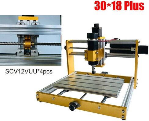 مجموعة ترقية CNC 3018 Pro X-Axis لجهاز التوجيه CNC 3018 Pro Machine مكونات معدنية لتعزيز الاستقرار، مجموعة ترقية الدقة أجزاء ماكينة CNC DIY CNC ترقيات ملحقات جهاز التوجيه (SCS10VUU) in Kuwait