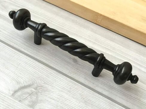 3 "C-C درج سحب مضمد سحب العتيقة الأسود البرونزي مقبض خزانة مقبض نمط خمر 76 ملم مراكز/C-C: 3" (المقبض- L: 5.8 "(147 ملم)/C-C: 3" (76 ملم)) in Kuwait