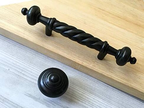 3 "C-C درج سحب مضمد سحب العتيقة الأسود البرونزي مقبض خزانة مقبض نمط خمر 76 ملم مراكز/C-C: 3" (المقبض- L: 5.8 "(147 ملم)/C-C: 3" (76 ملم)) in Kuwait
