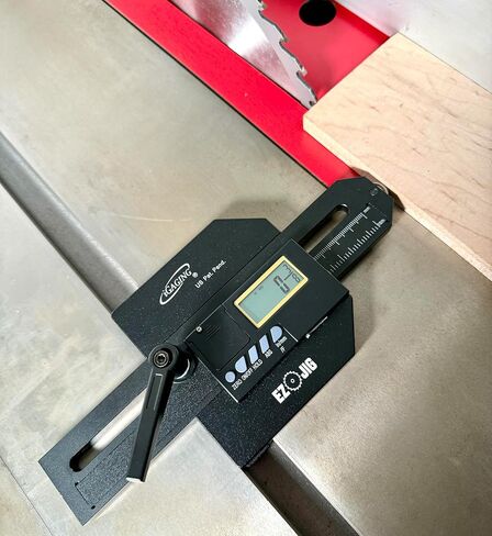 iGAGING Digital Thin Rip Jig Table Saw Jig, LCD Digital inch,mm, 64th Fractional Measuring, Extreme Accuracy, for 3/4" Slot, #35-609 in Saudi Arabia