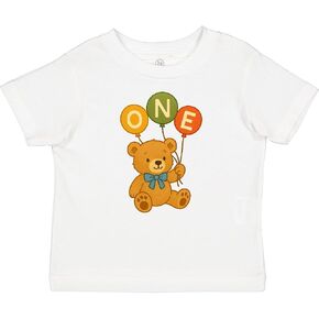 inktastic 1st Birthday Teddy Bear Balloons Baby T-Shirt in Kuwait