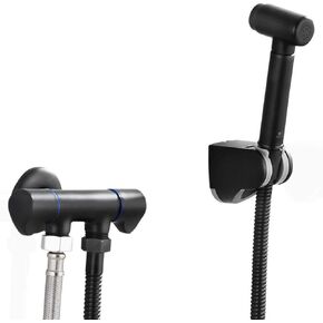 طقم بخاخ يدوي من القماش طقم بخاخ حفاضات-مرحاض بندقية رذاذ المرحاض رفيق فلوشر مثبت على الحائط in Kuwait