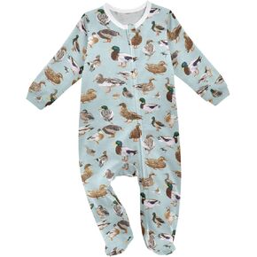 SHJI Baby One-Piece Footies Long Sleeve Rompers Pajamas Zip Front Pjs for Boys Girls kids in Saudi Arabia