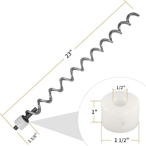 23 Inch Pellet Auger Replacement for Pit Boss Austin XL 1000 Pro Series 1100 1150 1600 Auger Flighting Replacement Parts for Pit Boss Austin Rancher XL in Saudi Arabia