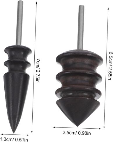 Angoily 4pcs Leather Polishing Tools Double-Ended Sanding Sticks for Leathercraft Woodworking Edge Polishing Tool for DIY Projects in Saudi Arabia