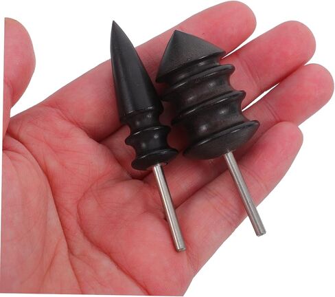 Angoily 4pcs Leather Polishing Tools Double-Ended Sanding Sticks for Leathercraft Woodworking Edge Polishing Tool for DIY Projects in Saudi Arabia