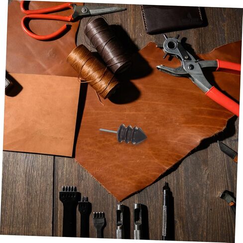 Angoily 4pcs Leather Polishing Tools Double-Ended Sanding Sticks for Leathercraft Woodworking Edge Polishing Tool for DIY Projects in Saudi Arabia