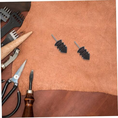 Angoily 4pcs Leather Polishing Tools Double-Ended Sanding Sticks for Leathercraft Woodworking Edge Polishing Tool for DIY Projects in Saudi Arabia