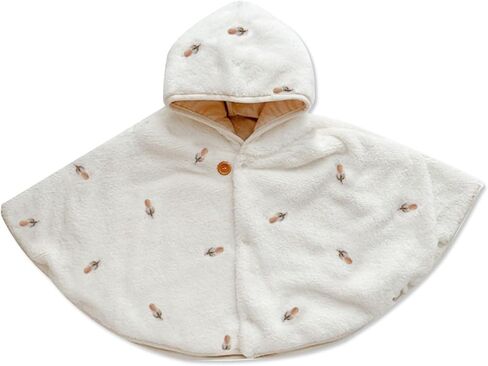 Warm Baby Hooded Cloak,Toddler Poncho Cape Shawl Snowsuit Winter Outfit Snow Jacket Coat for Boys Girls 1-3 Years in Saudi Arabia