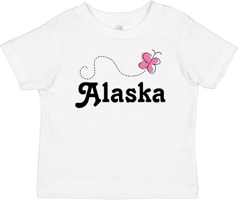 inktastic Alaska Butterfly Baby T-Shirt in Saudi Arabia