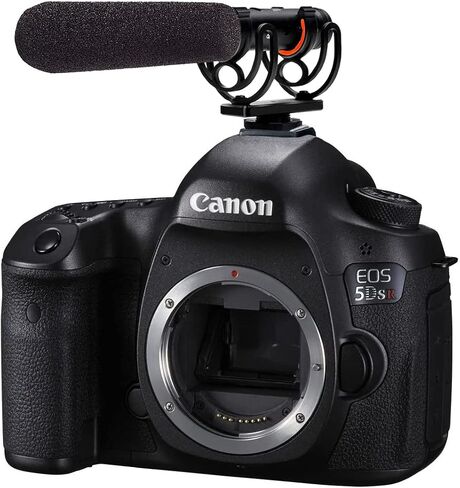 ميكروفون رقمي Nc متقدم فائق القلب لكاميرا Canon EOS Rebel SL3 (ستيريو/بندقية) مع واقي رياح القط الميت in Saudi Arabia