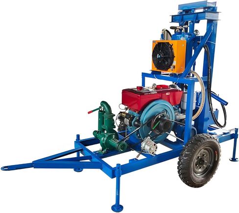 Portable Mini Water Well Driller, Heavy-Duty Compact Drilling Rig for Rural Land, Irrigation Projects & Remote Construction Sites, Easy-to-Operate Residential Well Drilling Tool in Saudi Arabia