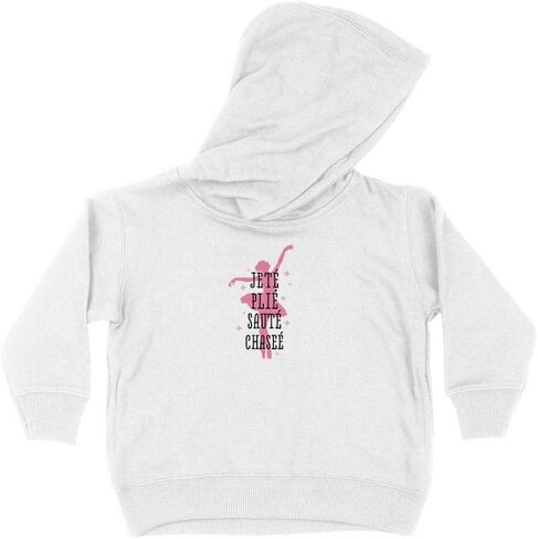 Ballet Terms List Kids Hoodie Sweatshirt Toddler in Saudi Arabia