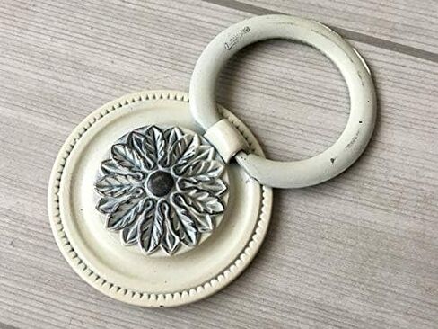 2.3 "ضياء خمر نظرة قطرة واحدة سحب حلقة مقبض درج سحب قلادة مضمد مقابض سحب العتيقة الأبيض البرونزية in Kuwait