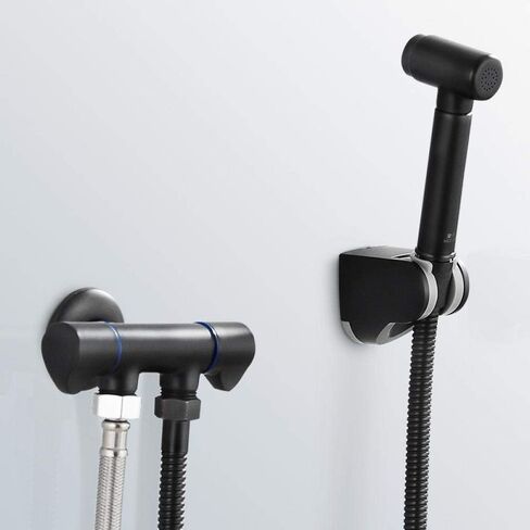 Hand HeldSprayer Kit Cloth Diaper Sprayer Set -ToiletToilet Spray Gun Toilet Flusher Companion Wall Mounted in Kuwait