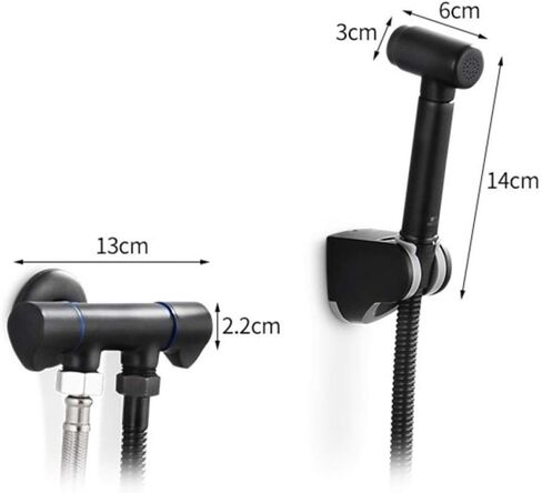 Hand HeldSprayer Kit Cloth Diaper Sprayer Set -ToiletToilet Spray Gun Toilet Flusher Companion Wall Mounted in Kuwait