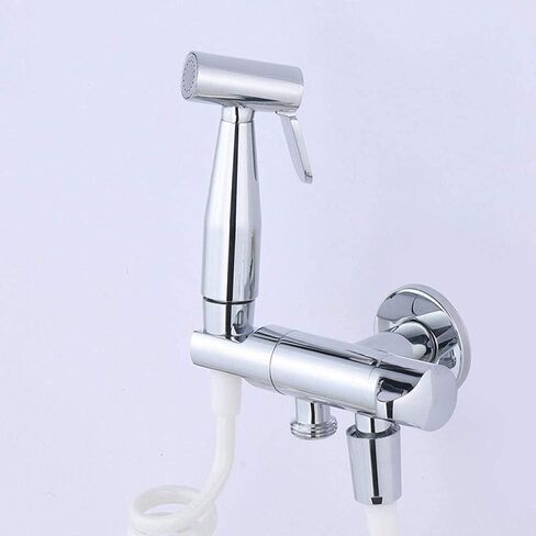 خرطوم المرحاض، طقم بخاخ المرحاض، مجموعة الدش الصحية الشخصية - مجموعة مسدس رش المرحاض من الفولاذ المقاوم للصدأ، مسدس رش المرحاض، مسدس رش اليد، فوهة معززة مثبتة على الحائط in Kuwait