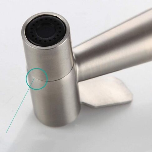 دش محمول باليد، بخاخ حفاضات من القماش الإسلامي متوافق مع الغسيل الخلفي - مجموعة مسدس رش من الفولاذ المقاوم للصدأ 304، مجموعة رأس للحمام، رفيق المرحاض، مثبت على الحائط in Kuwait