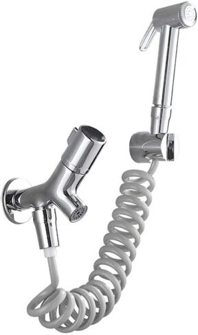 مجموعة بخاخ حفاضات القماش الكاملة لرذاذ المرحاض - مجموعة مسدس رش رفيق المرحاض وغسالة تنظيف الحمام المثبتة على الحائط in Kuwait