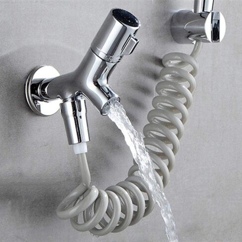 مجموعة بخاخ حفاضات القماش الكاملة لرذاذ المرحاض - مجموعة مسدس رش رفيق المرحاض وغسالة تنظيف الحمام المثبتة على الحائط in Kuwait