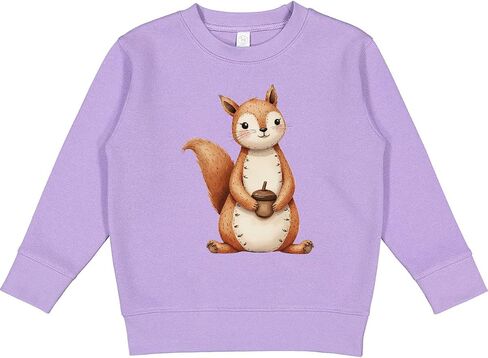 inktastic Vintage Knitted Plush Squirrel Toddler Sweatshirt in Saudi Arabia