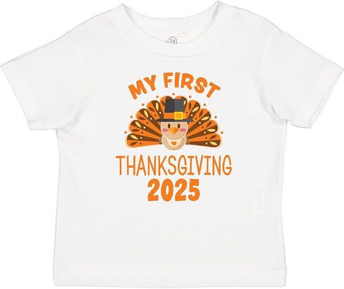 inktastic Cute Turkey My First Thanksgiving 2025 Baby T-Shirt in Saudi Arabia