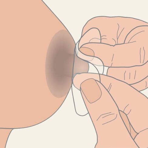 Breastfeeding Nipple Shield – Soft Silicone Contact Shield for Flat or Inverted Nipples, Safe BPA/BPS Free, 1 Pair with Portable Case (16mm) in Saudi Arabia