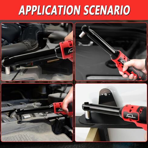 مفتاح ربط سقاطة كهربائي لاسلكي ممتد متوافق مع بطارية ميلووكي M18 محرك 3/8 بوصة 500 دورة في الدقيقة 65 قدمًا رطلًا مجموعة أدوات السقاطة الكهربائية مع محول مقبس 1/4 بوصة، ومقبس 7 قطع وامتداد 3 بوصات in Kuwait