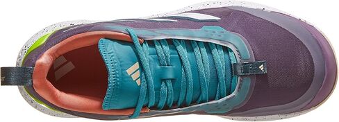 حذاء التنس AVACOURT للسيدات من adidas - - Shadow/Violet/Lemon، US 8 W in Kuwait
